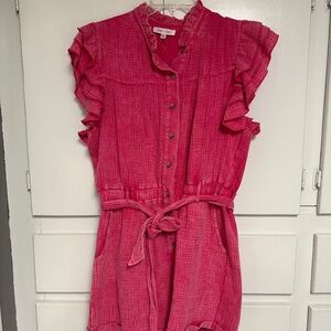 Boutique Hot Pink One Piece Size L Romper by Swen & Seen